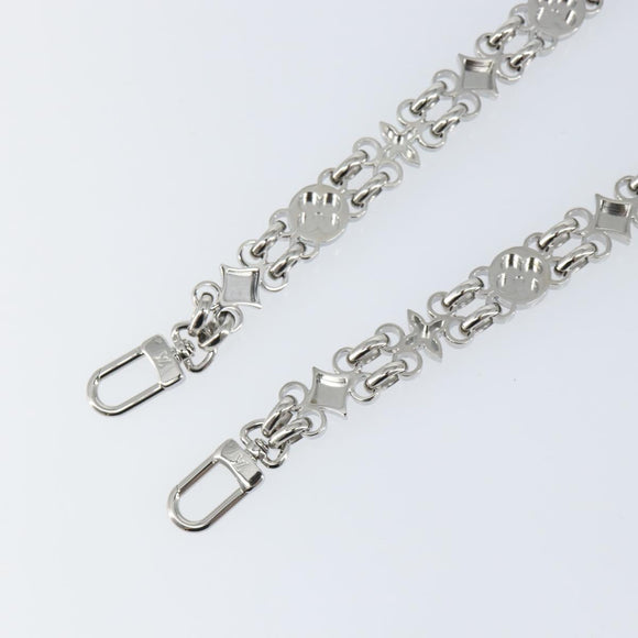 LOUIS VUITTON For Dauphine Shoulder Strap Stainless Steel Silver LV Auth 152701A