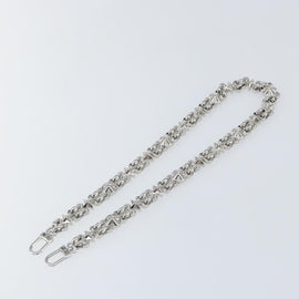 LOUIS VUITTON For Dauphine Shoulder Strap Stainless Steel Silver LV Auth 152702SAM - 0