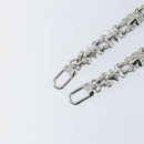 LOUIS VUITTON For Dauphine Shoulder Strap Stainless Steel Silver LV Auth 152702A-3