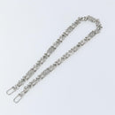 LOUIS VUITTON For Dauphine Shoulder Strap Stainless Steel Silver LV Auth 152702A-6