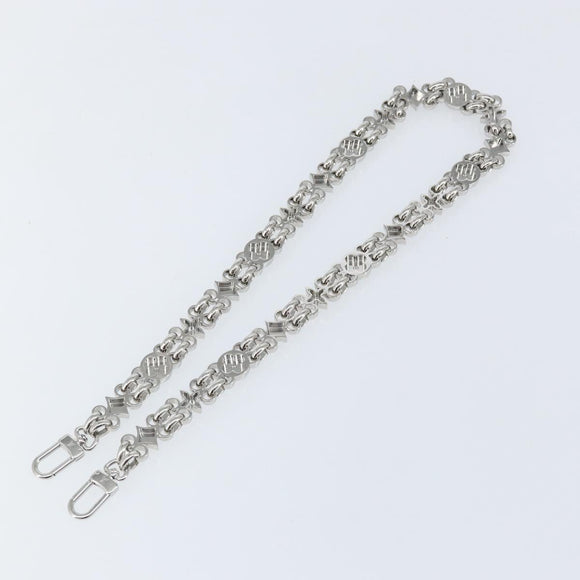 LOUIS VUITTON For Dauphine Shoulder Strap Stainless Steel Silver LV Auth 152702A