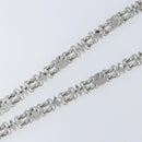 LOUIS VUITTON For Dauphine Shoulder Strap Stainless Steel Silver LV Auth 152702A-8