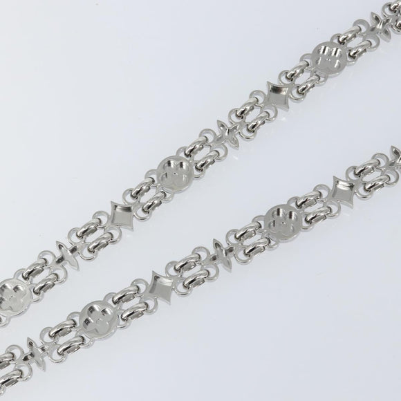 LOUIS VUITTON For Dauphine Shoulder Strap Stainless Steel Silver LV Auth 152702A