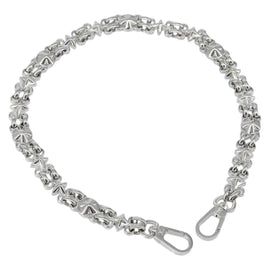 LOUIS VUITTON For Dauphine Shoulder Strap Stainless Steel Silver LV Auth 152703SAM