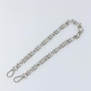 LOUIS VUITTON For Dauphine Shoulder Strap Stainless Steel Silver LV Auth 152703A-2