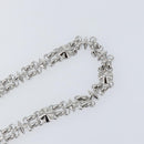 LOUIS VUITTON For Dauphine Shoulder Strap Stainless Steel Silver LV Auth 152703A-5