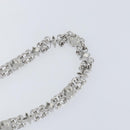 LOUIS VUITTON For Dauphine Shoulder Strap Stainless Steel Silver LV Auth 152703A-9