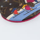 LOUIS VUITTON Holiday Exclusive Porte Monnaie Round Coin M63331 LV Auth 152704-14