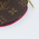 LOUIS VUITTON Holiday Exclusive Porte Monnaie Round Coin M63331 LV Auth 152704-15