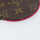 LOUIS VUITTON Holiday Exclusive Porte Monnaie Round Coin M63331 LV Auth 152704-16