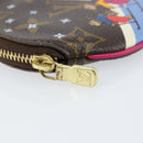 LOUIS VUITTON Holiday Exclusive Porte Monnaie Round Coin M63331 LV Auth 152704-17