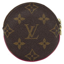 LOUIS VUITTON Holiday Exclusive Porte Monnaie Round Coin M63331 LV Auth 152704-2