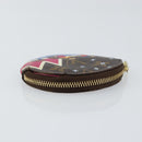 LOUIS VUITTON Holiday Exclusive Porte Monnaie Round Coin M63331 LV Auth 152704-6