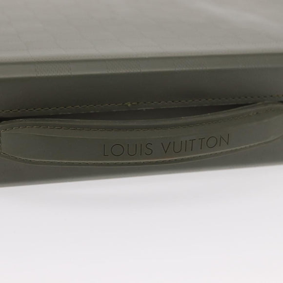 LOUIS VUITTON Damie Grasset Luke Business Bag Gray Resin M92154 LV Auth 152706