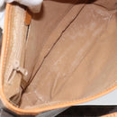 CELINE Macadam Canvas Shoulder Bag PVC Leather Brown Gold Auth 152723-11