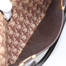 Christian Dior Trotter Canvas Hand Bag Beige Gold Auth 152725-19