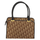 Christian Dior Trotter Canvas Hand Bag Beige Gold Auth 152725-3