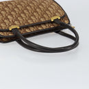 Christian Dior Trotter Canvas Hand Bag Beige Gold Auth 152725-7