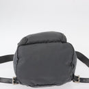 PRADA Backpack Nylon Gray Silver Auth 152731-11