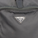 PRADA Backpack Nylon Gray Silver Auth 152731-16