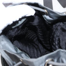 PRADA Backpack Nylon Gray Silver Auth 152731-23