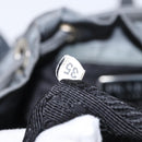 PRADA Backpack Nylon Gray Silver Auth 152731-25