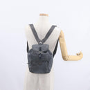 PRADA Backpack Nylon Gray Silver Auth 152731-26