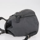 PRADA Backpack Nylon Gray Silver Auth 152731-5