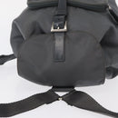 PRADA Backpack Nylon Gray Silver Auth 152731-6