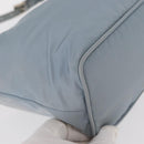 PRADA Shoulder Bag Nylon Light Blue Silver Auth 152733-17