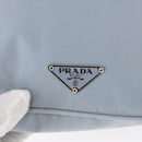 PRADA Shoulder Bag Nylon Light Blue Silver Auth 152733-19