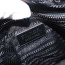 PRADA Shoulder Bag Nylon Orange Silver Auth 152734-18