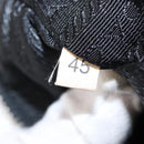 PRADA Shoulder Bag Nylon Orange Silver Auth 152734-12