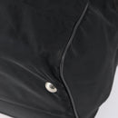 PRADA Boston Bag Nylon 2way Black Silver Auth 152736-9