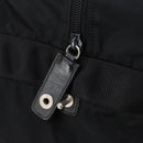 PRADA Boston Bag Nylon 2way Black Silver Auth 152736-10