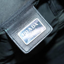 PRADA Boston Bag Nylon 2way Black Silver Auth 152736-18