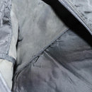 PRADA Boston Bag Nylon 2way Black Silver Auth 152736-20