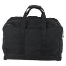 PRADA Boston Bag Nylon 2way Black Silver Auth 152736-2