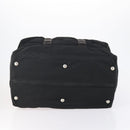 PRADA Boston Bag Nylon 2way Black Silver Auth 152736-5