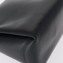 GUCCI Shoulder Bag Leather Navy Gold Auth 152739-12