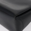 GUCCI Shoulder Bag Leather Navy Gold Auth 152739-13