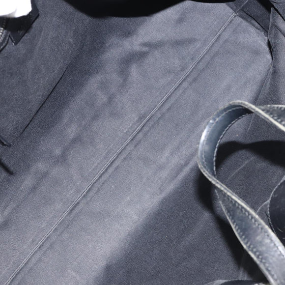 GUCCI GG Canvas Hand Bag Black Silver 106251 Auth 152740