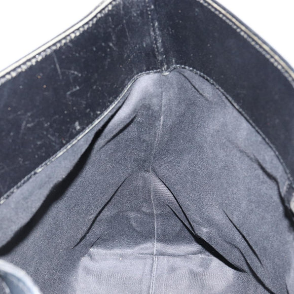 GUCCI GG Canvas Hand Bag Black Silver 106251 Auth 152740