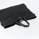 GUCCI GG Canvas Hand Bag Black Silver 106251 Auth 152740-6