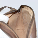 GUCCI GG Supreme Web Sherry Line Bag PVC Beige Gold 116 02 089 Auth 152741-20