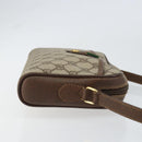 GUCCI GG Supreme Web Sherry Line Bag PVC Beige Gold 116 02 089 Auth 152741-3
