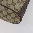 GUCCI GG Supreme Web Sherry Line Bag PVC Beige Gold 164 02 034 Auth 152742-12