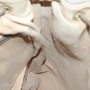 GUCCI GG Supreme Web Sherry Line Bag PVC Beige Gold 164 02 034 Auth 152742-17