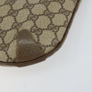 GUCCI GG Supreme Web Sherry Line Bag PVC Beige Gold 904 02 026 Auth 152743-14