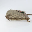 GUCCI GG Supreme Web Sherry Line Bag PVC Beige Gold 904 02 026 Auth 152743-3